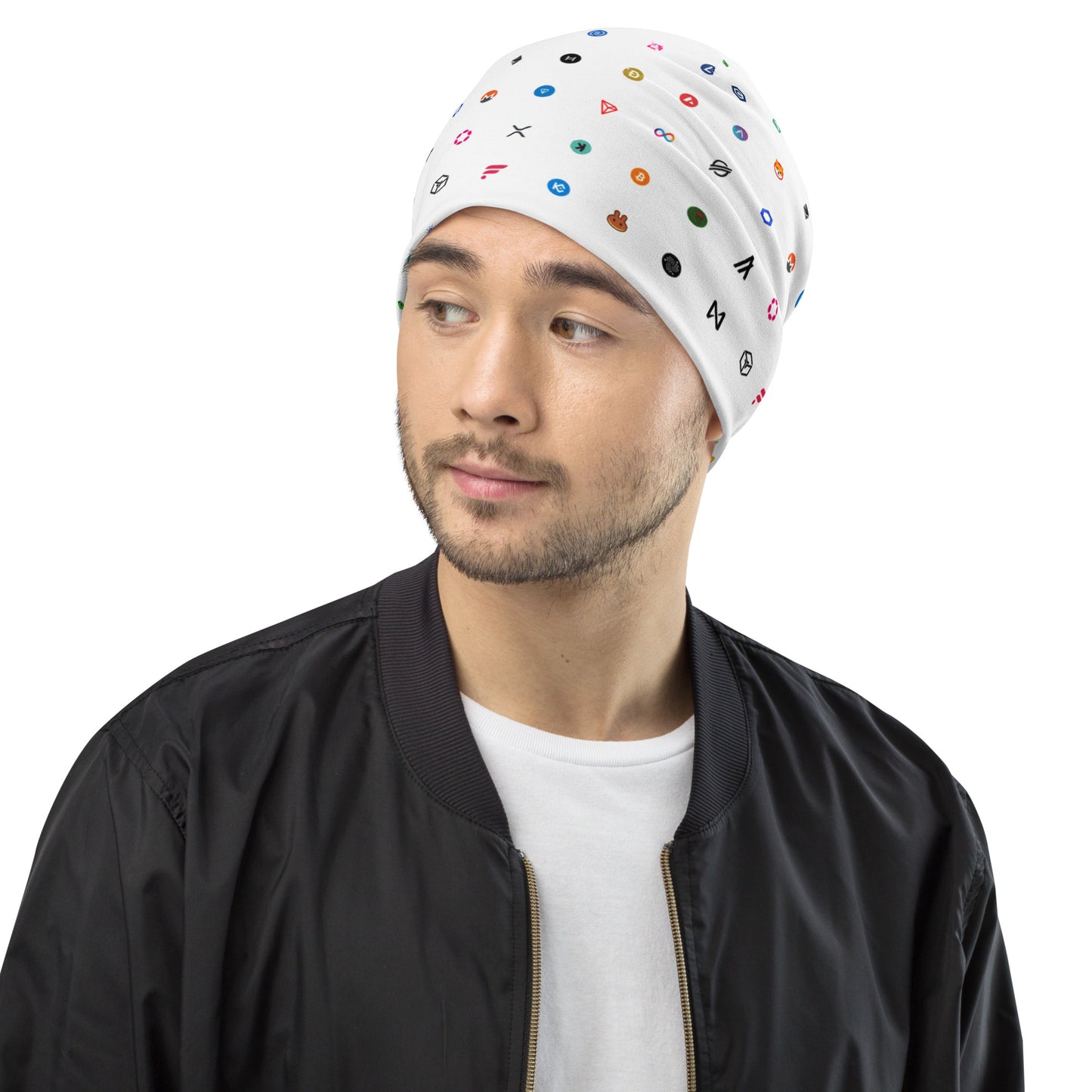 36x kollaasi -pipo (valkoinen)