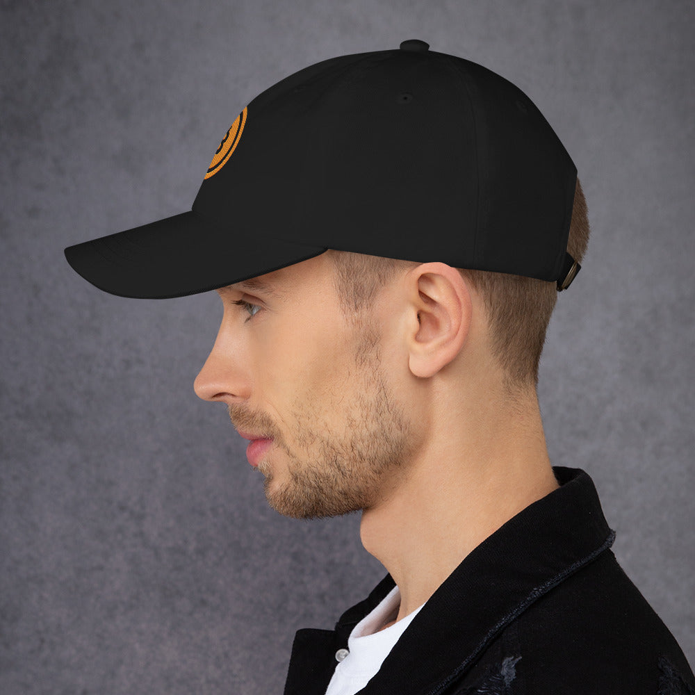 Bitcoin lippalakki (läpinäkyvä logo)