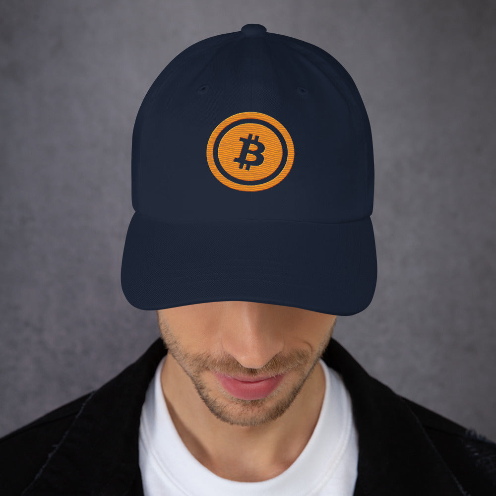 Bitcoin lippalakki (läpinäkyvä logo)