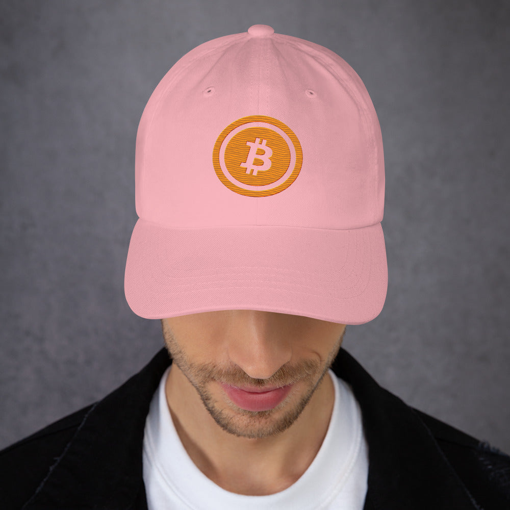 Bitcoin lippalakki (läpinäkyvä logo)