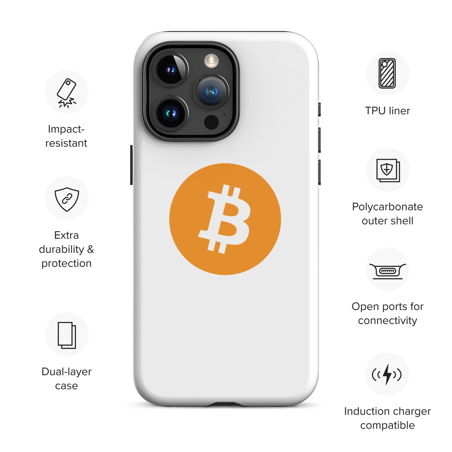 Bitcoin kova suojakuori Apple Iphone