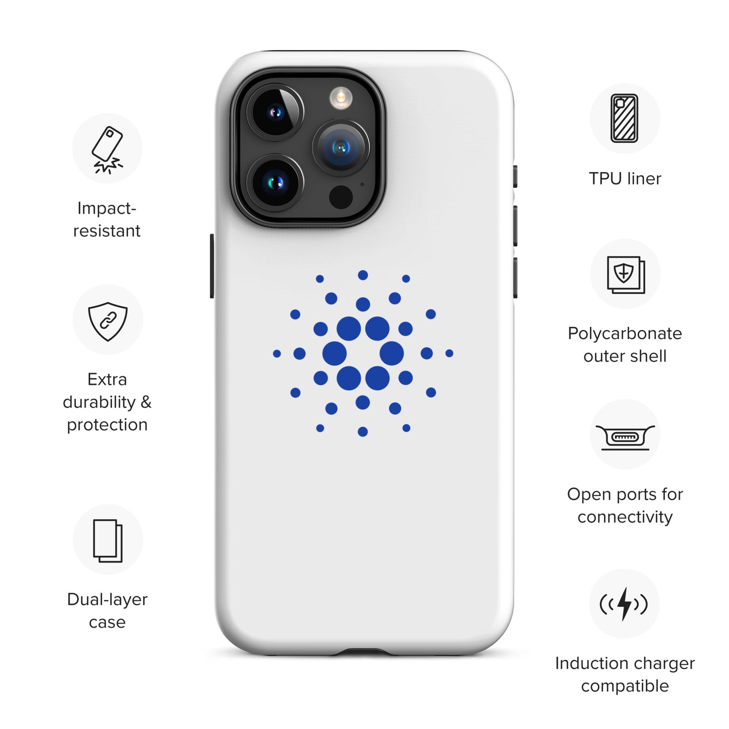 Cardano kova suojakuori Apple Iphone