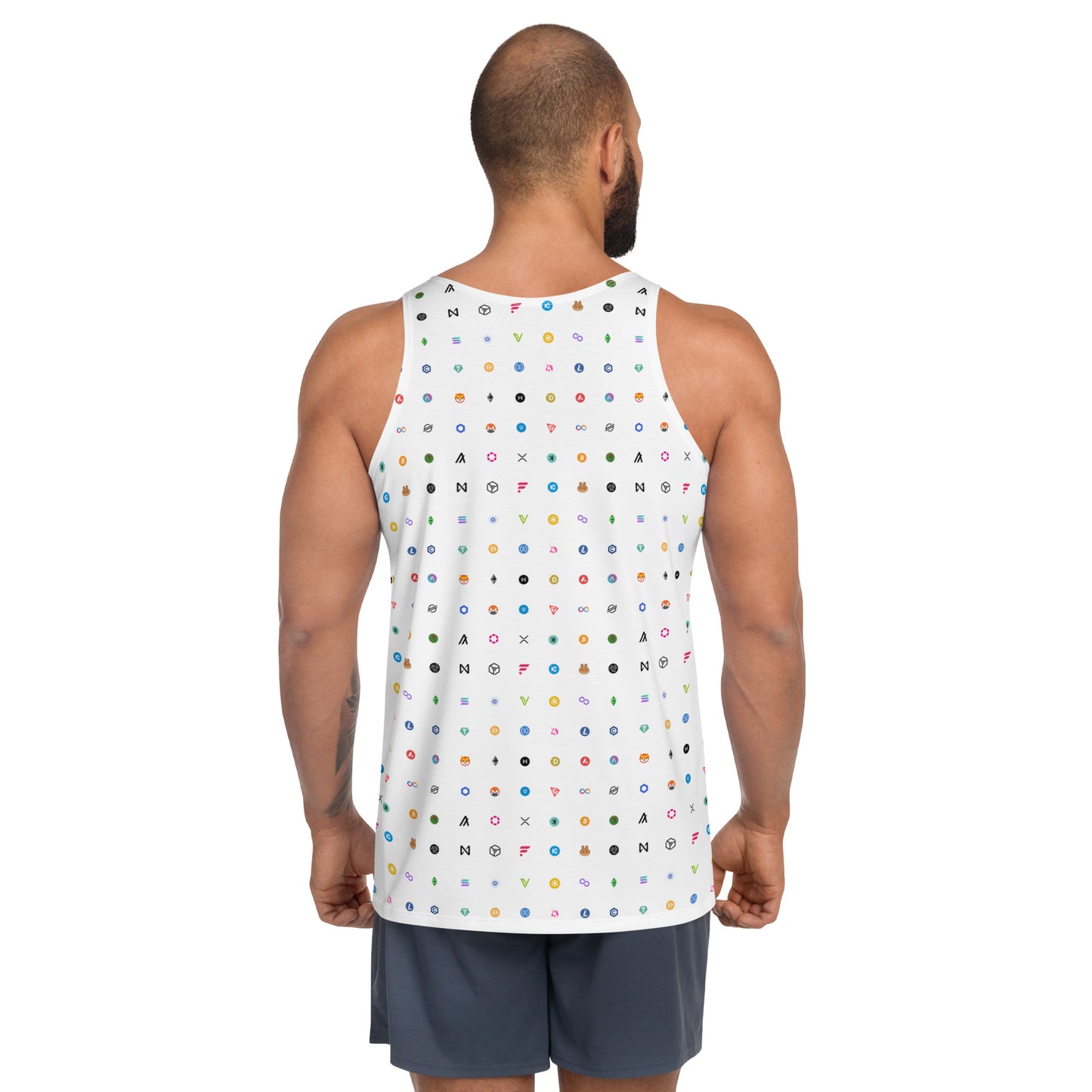36x kollaasi -tank top (valkoinen)