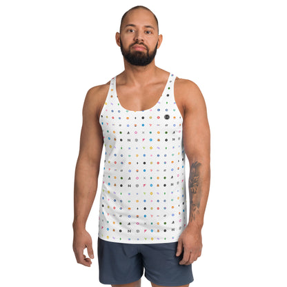 36x kollaasi -tank top (valkoinen)
