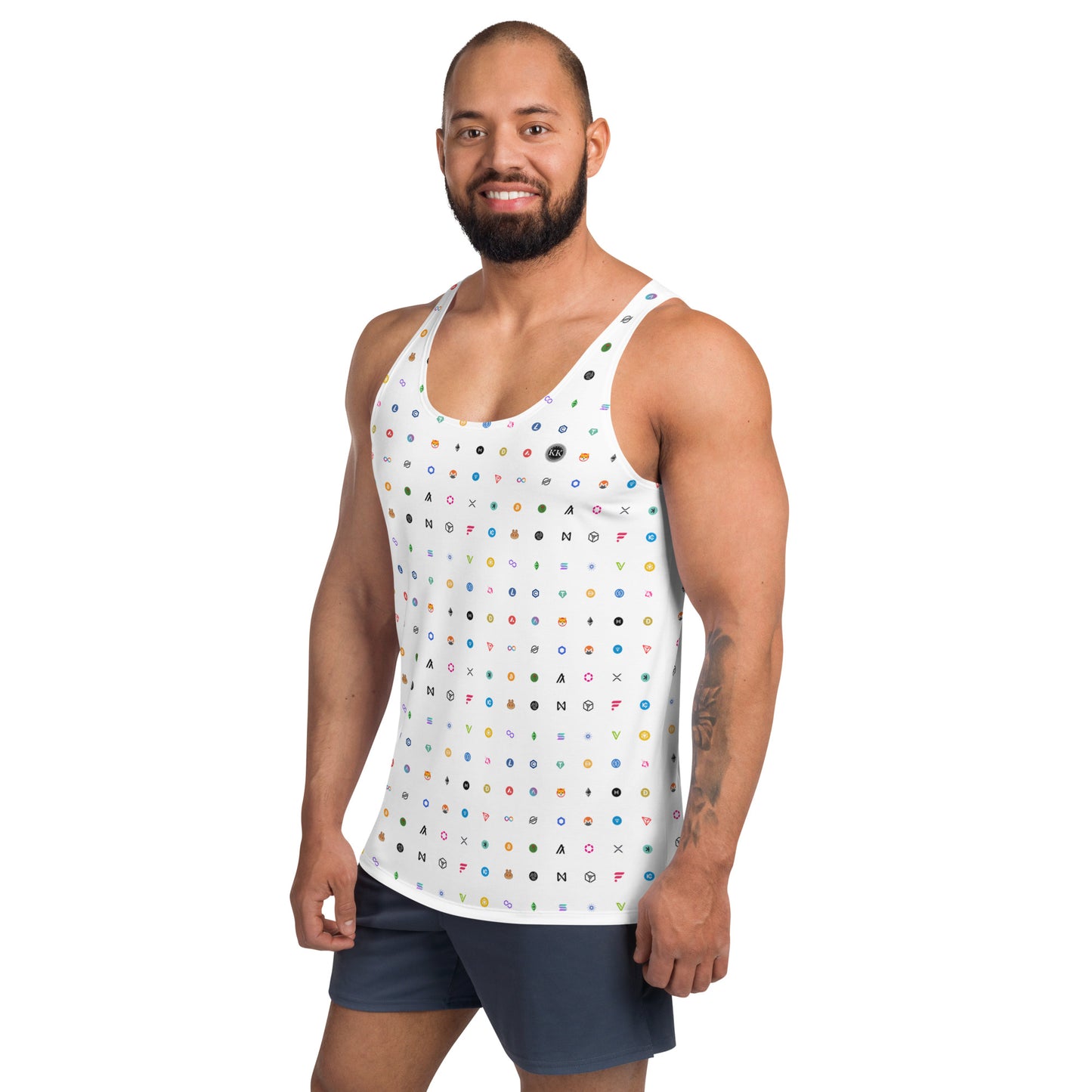 36x kollaasi -tank top (valkoinen)