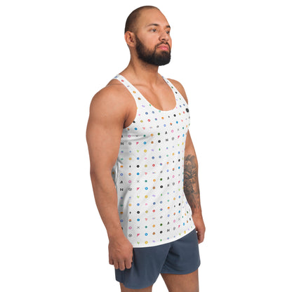 36x kollaasi -tank top (valkoinen)