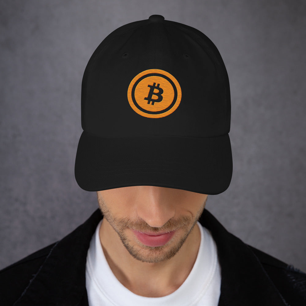 Bitcoin lippalakki (läpinäkyvä logo)