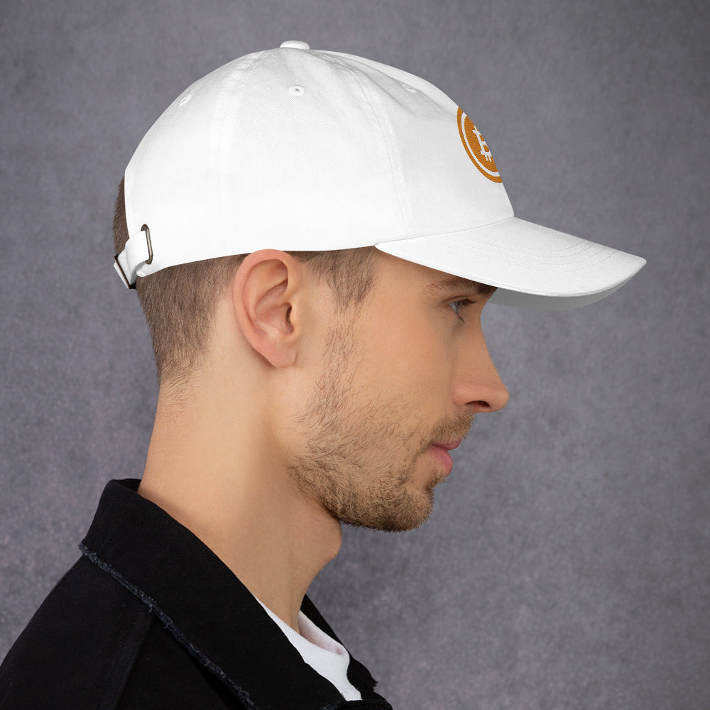 Bitcoin lippalakki (läpinäkyvä logo)