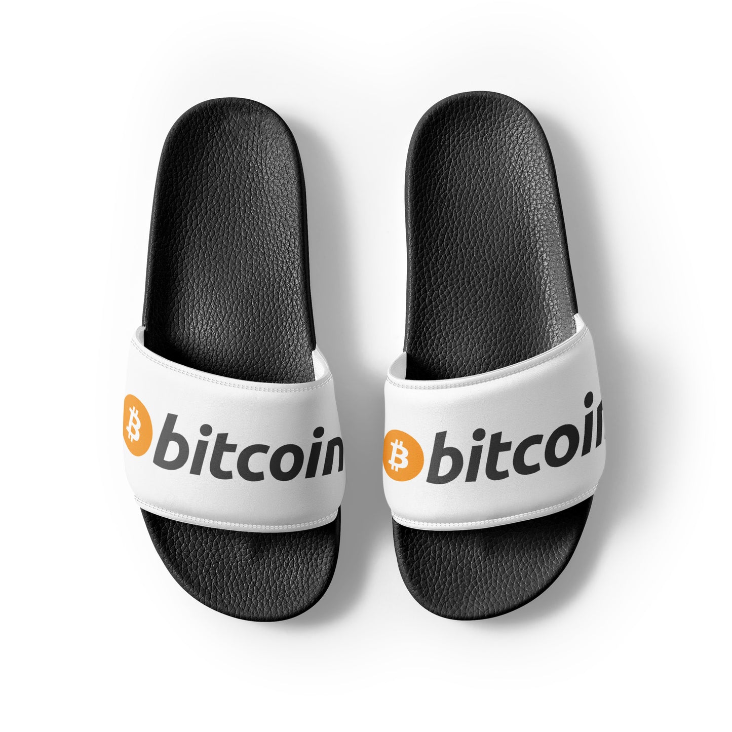 Bitcoin miesten sandaalit (teksti)