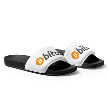 Bitcoin miesten sandaalit (teksti)
