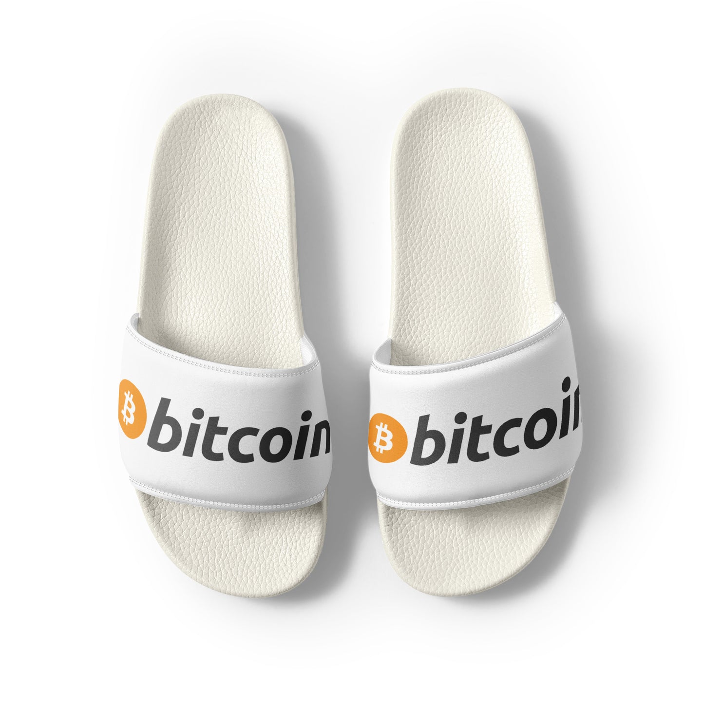 Bitcoin miesten sandaalit (teksti)