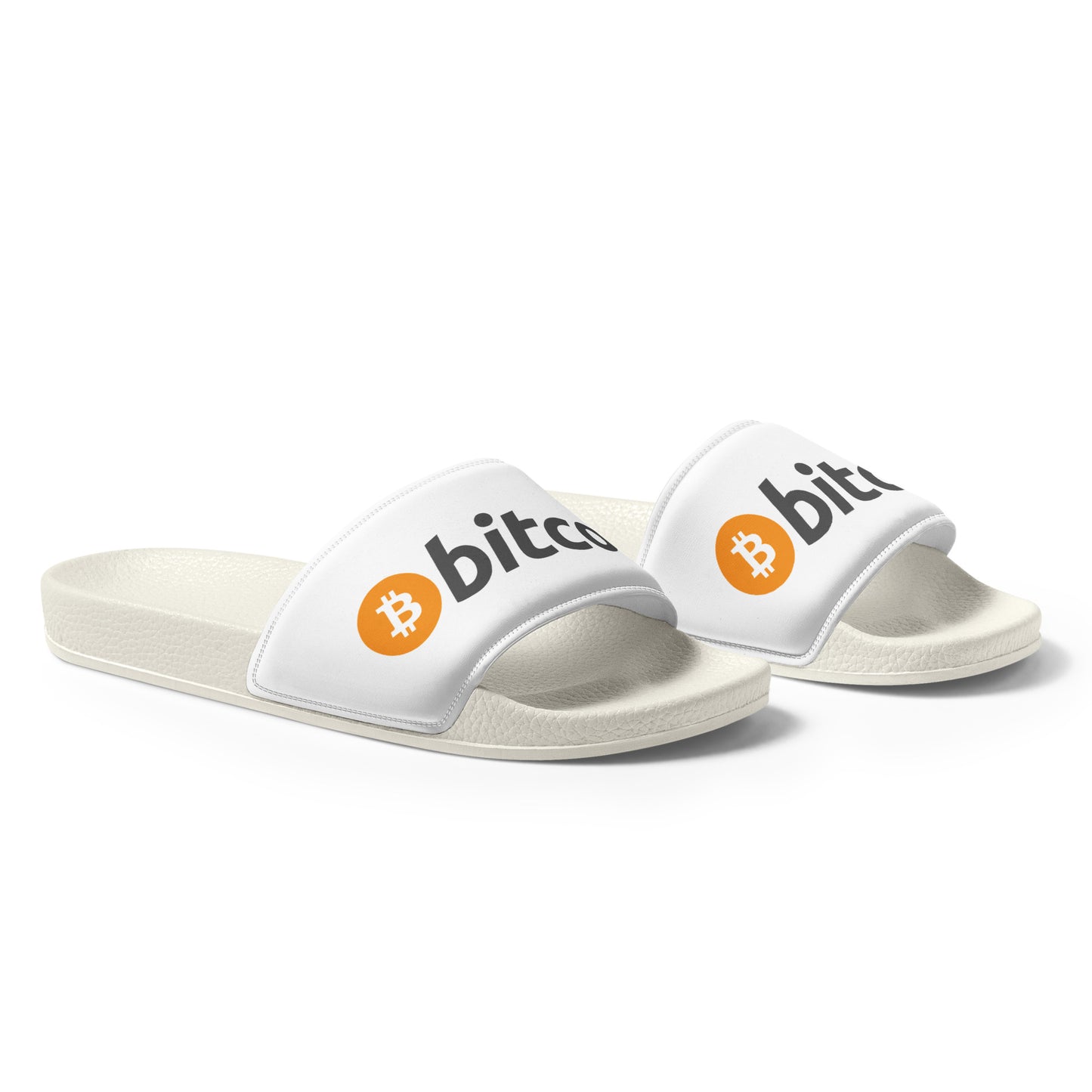 Bitcoin miesten sandaalit (teksti)