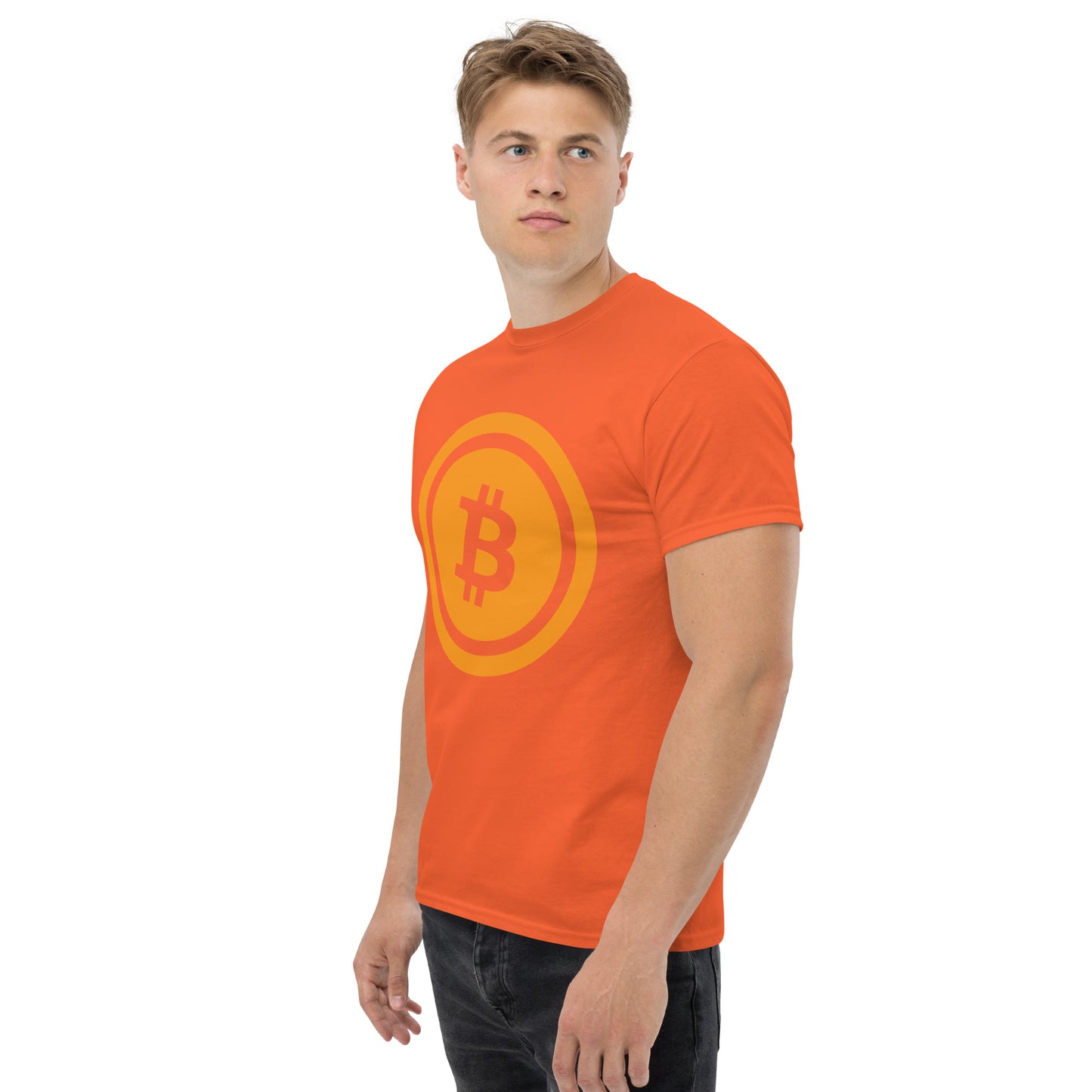 Bitcoin T-paita (läpinäkyvä logo)