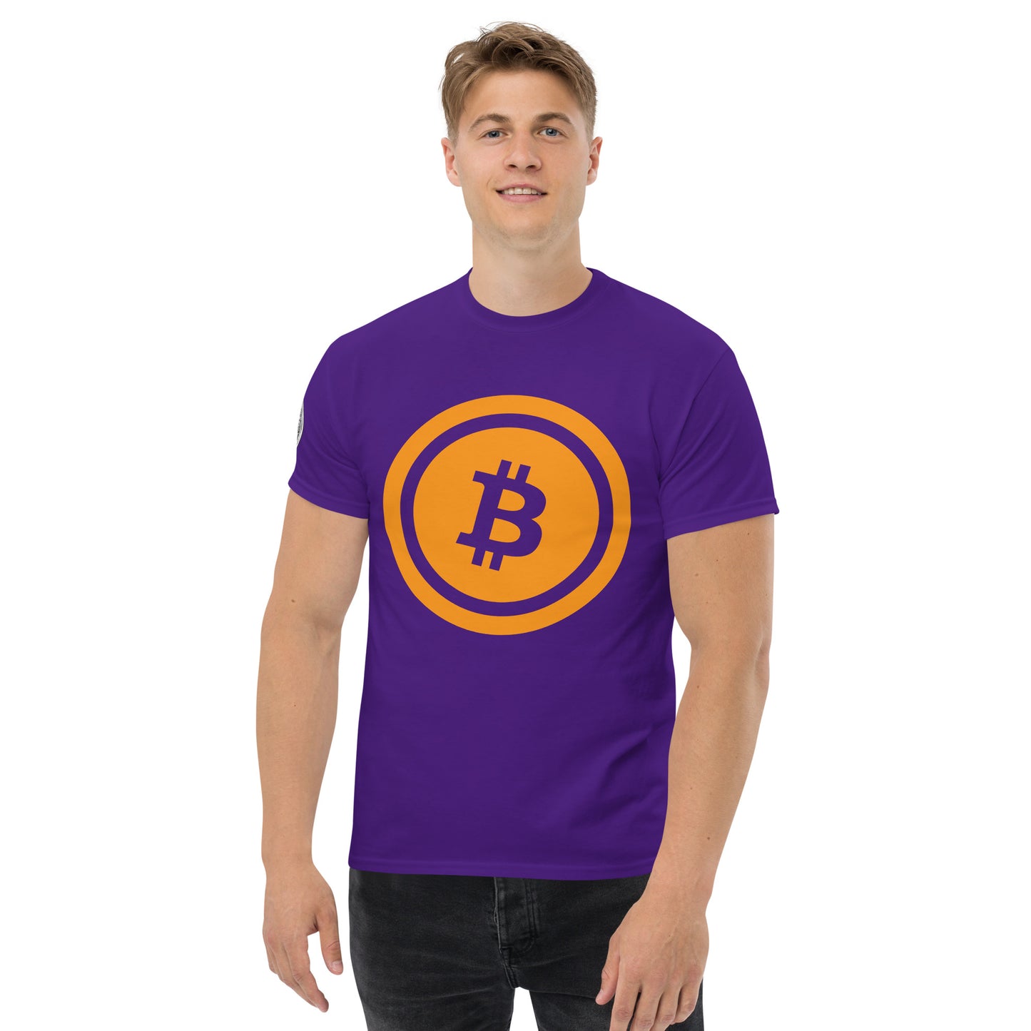 Bitcoin T-paita (läpinäkyvä logo)