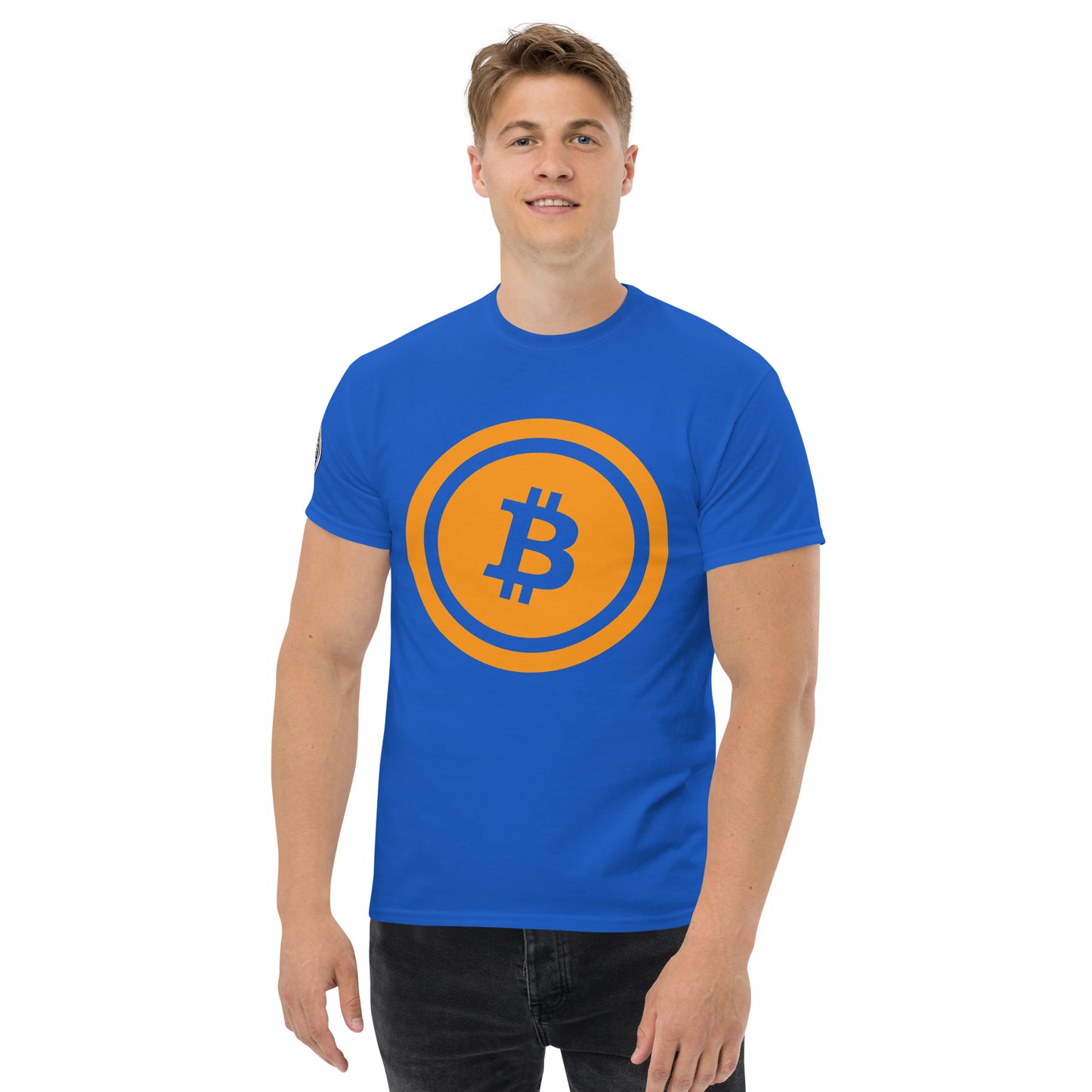 Bitcoin T-paita (läpinäkyvä logo)