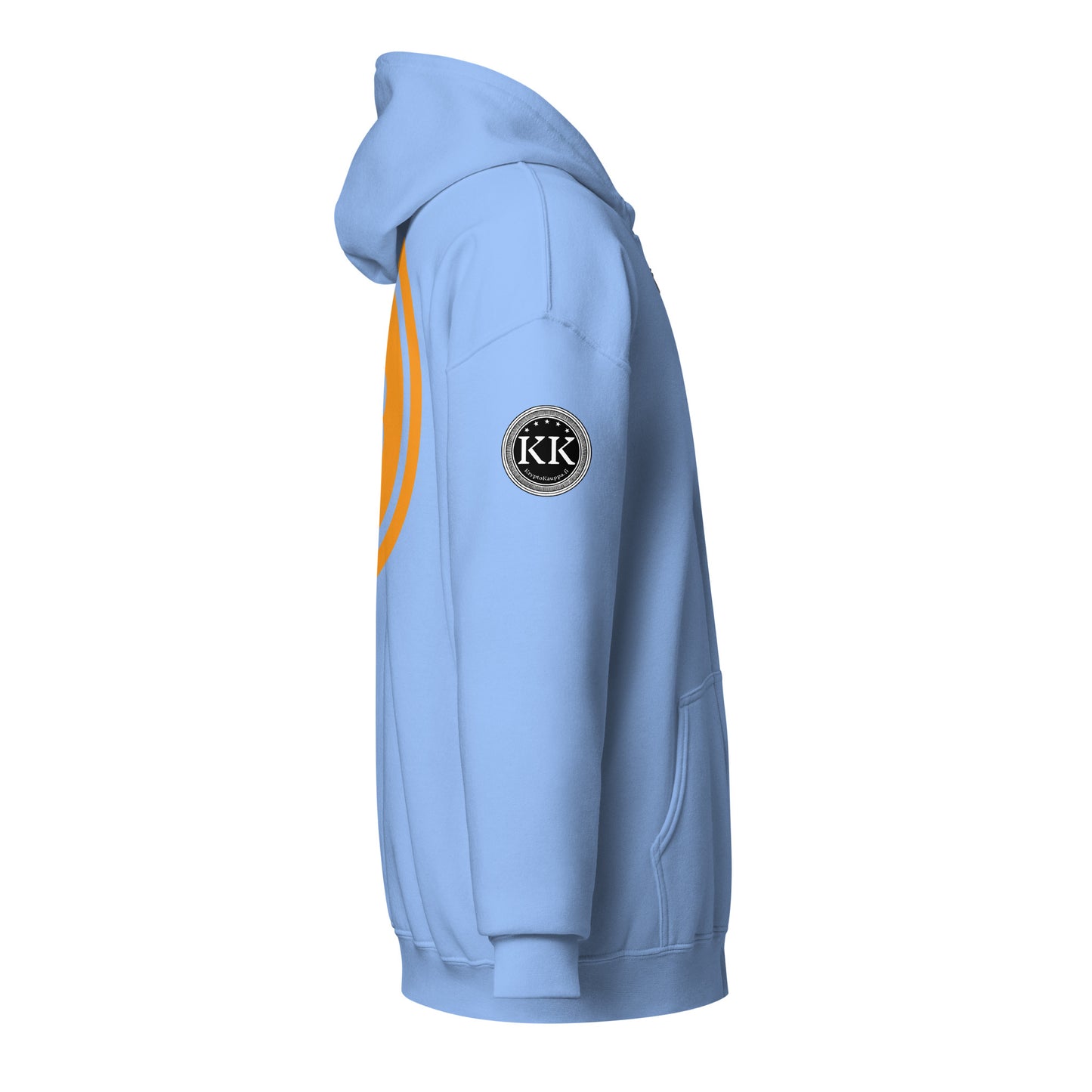 Bitcoin huppari vetoketjulla (läpinäkyvä logo)