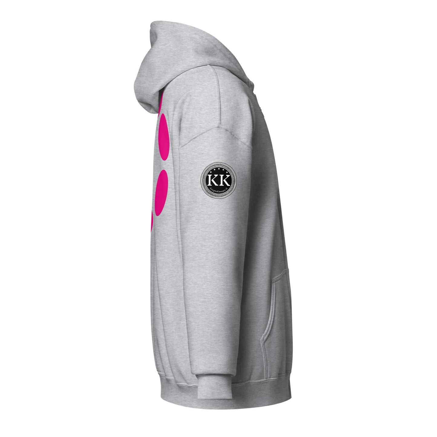 Polkadot huppari vetoketjulla