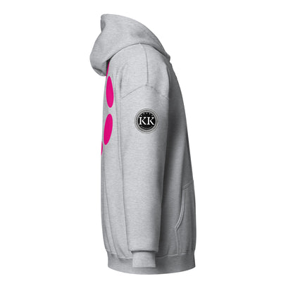 Polkadot huppari vetoketjulla