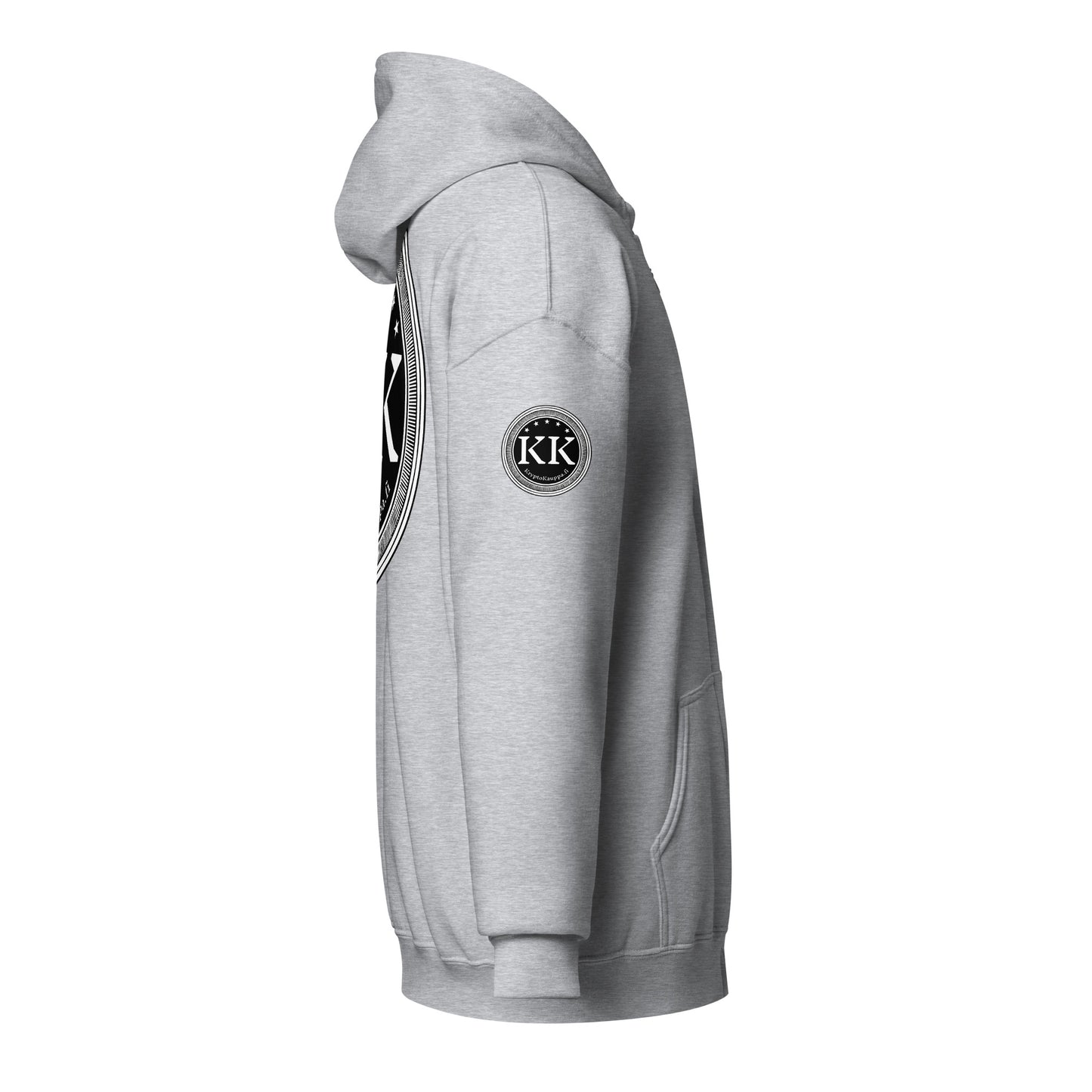 KryptoKauppa huppari vetoketjulla