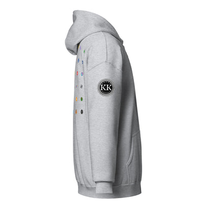 36x kollaasi -huppari vetoketjulla