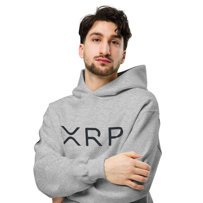 XRP tekstilogo oversize huppari