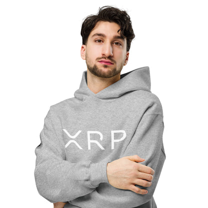 XRP tekstilogo oversize huppari