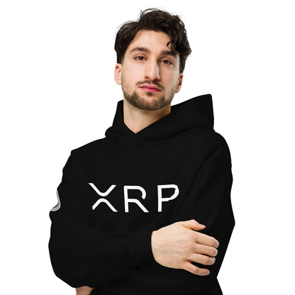 XRP tekstilogo oversize huppari