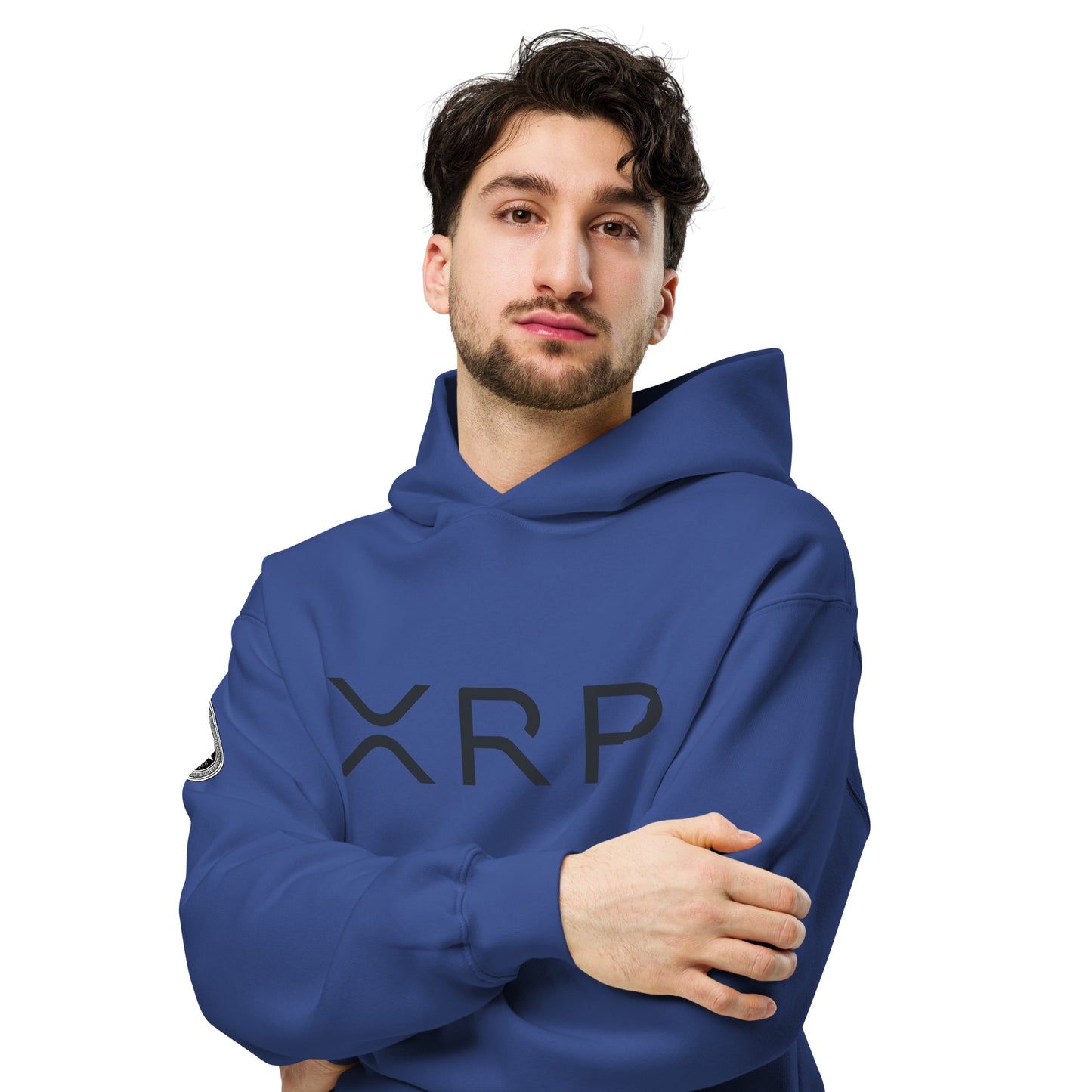 XRP tekstilogo oversize huppari