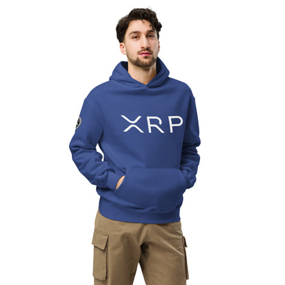 XRP tekstilogo oversize huppari