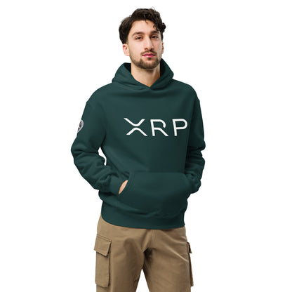 XRP tekstilogo oversize huppari