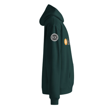 Bitcoin tekstilogo oversize huppari