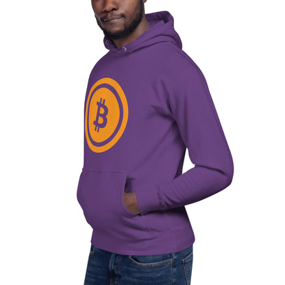 Bitcoin huppari (läpinäkyvä logo)