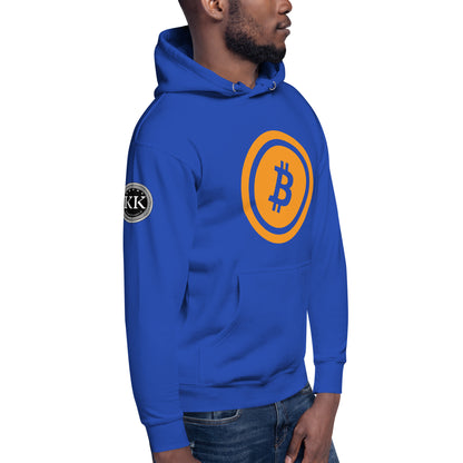 Bitcoin huppari (läpinäkyvä logo)