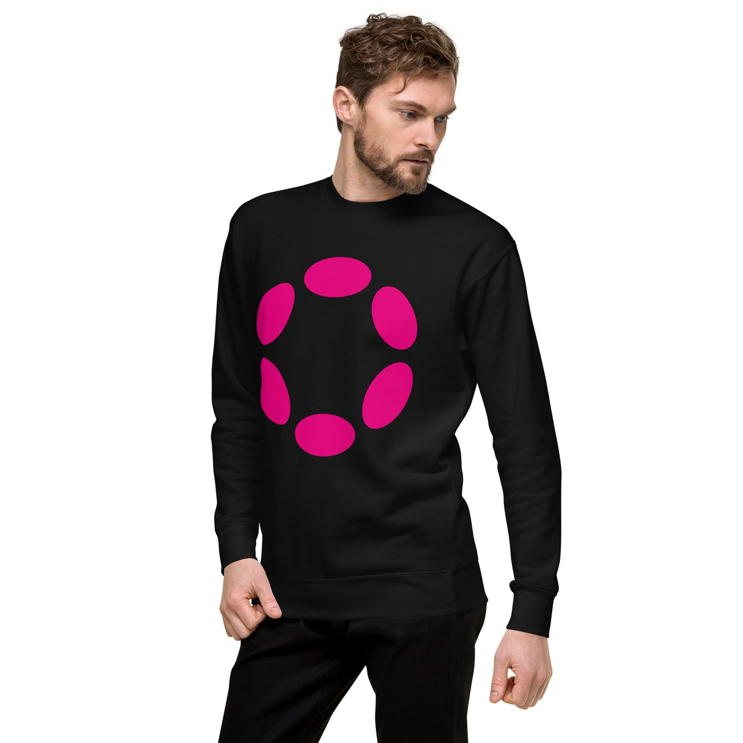 Polkadot collegepaita