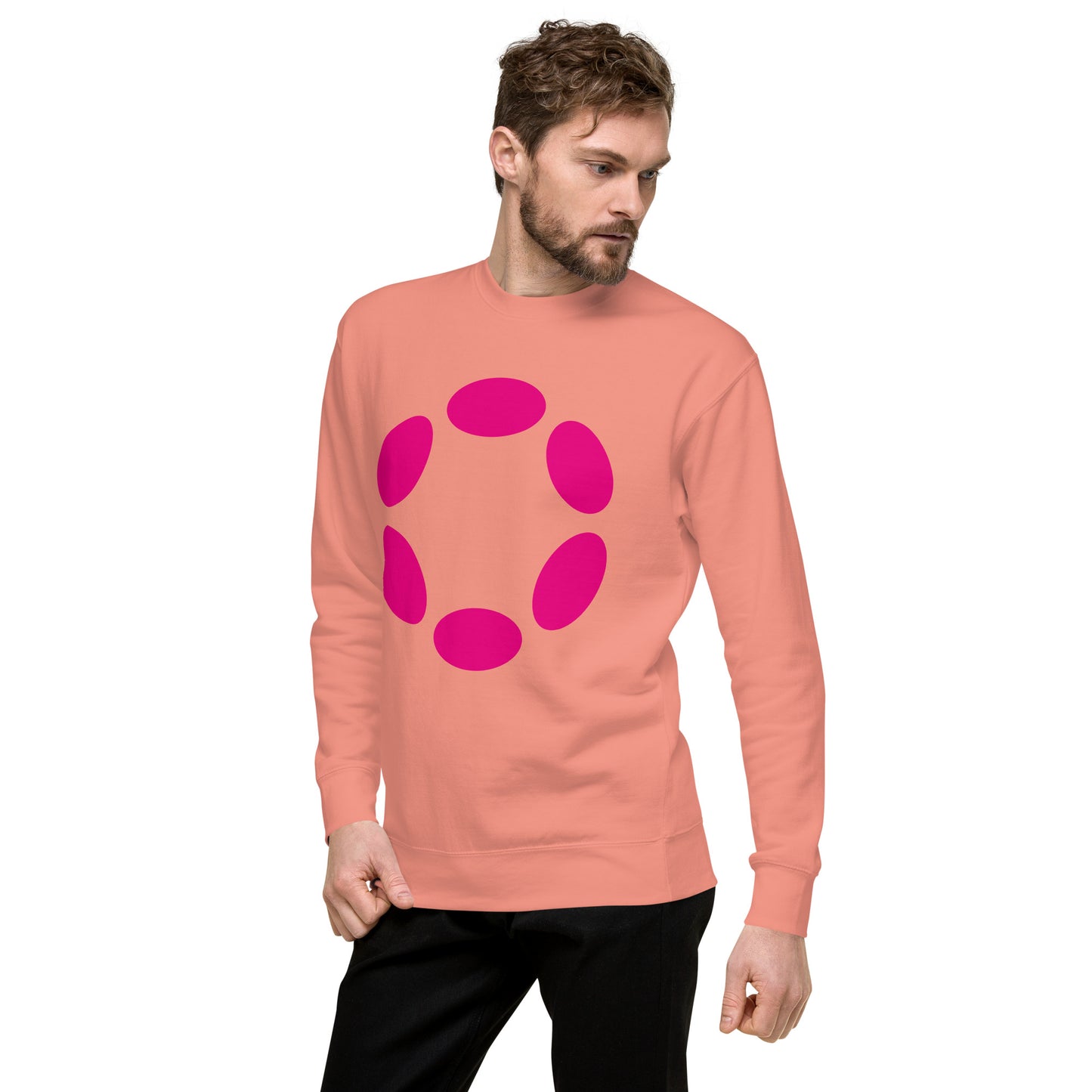 Polkadot collegepaita