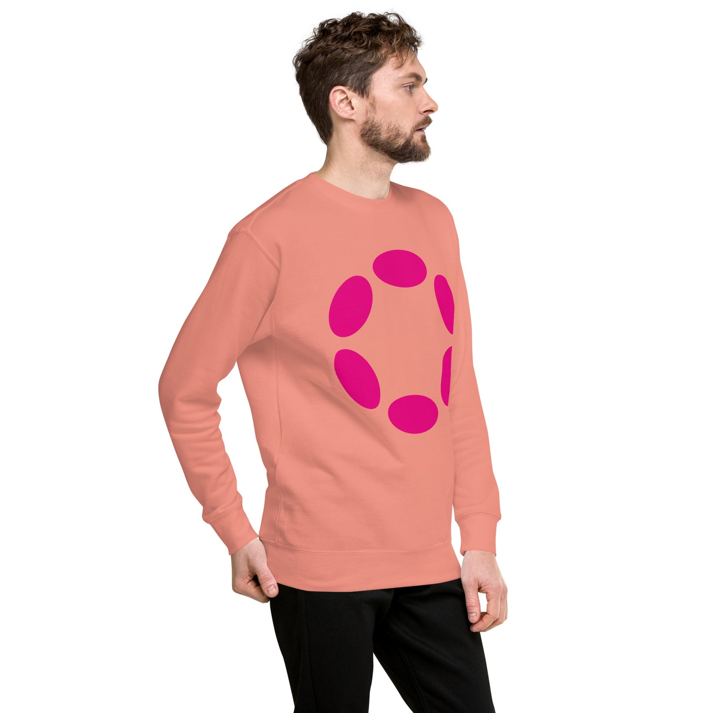 Polkadot collegepaita