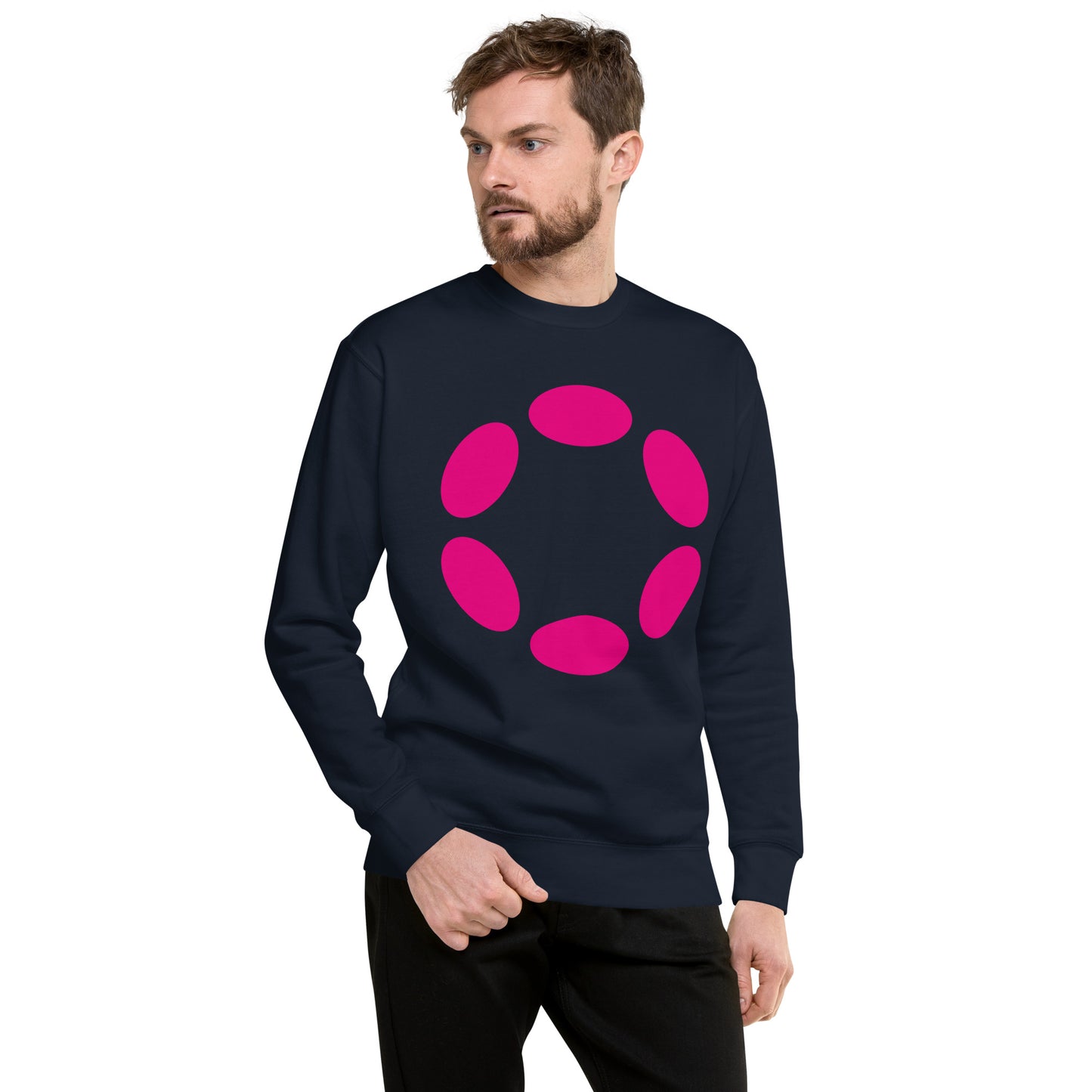Polkadot collegepaita