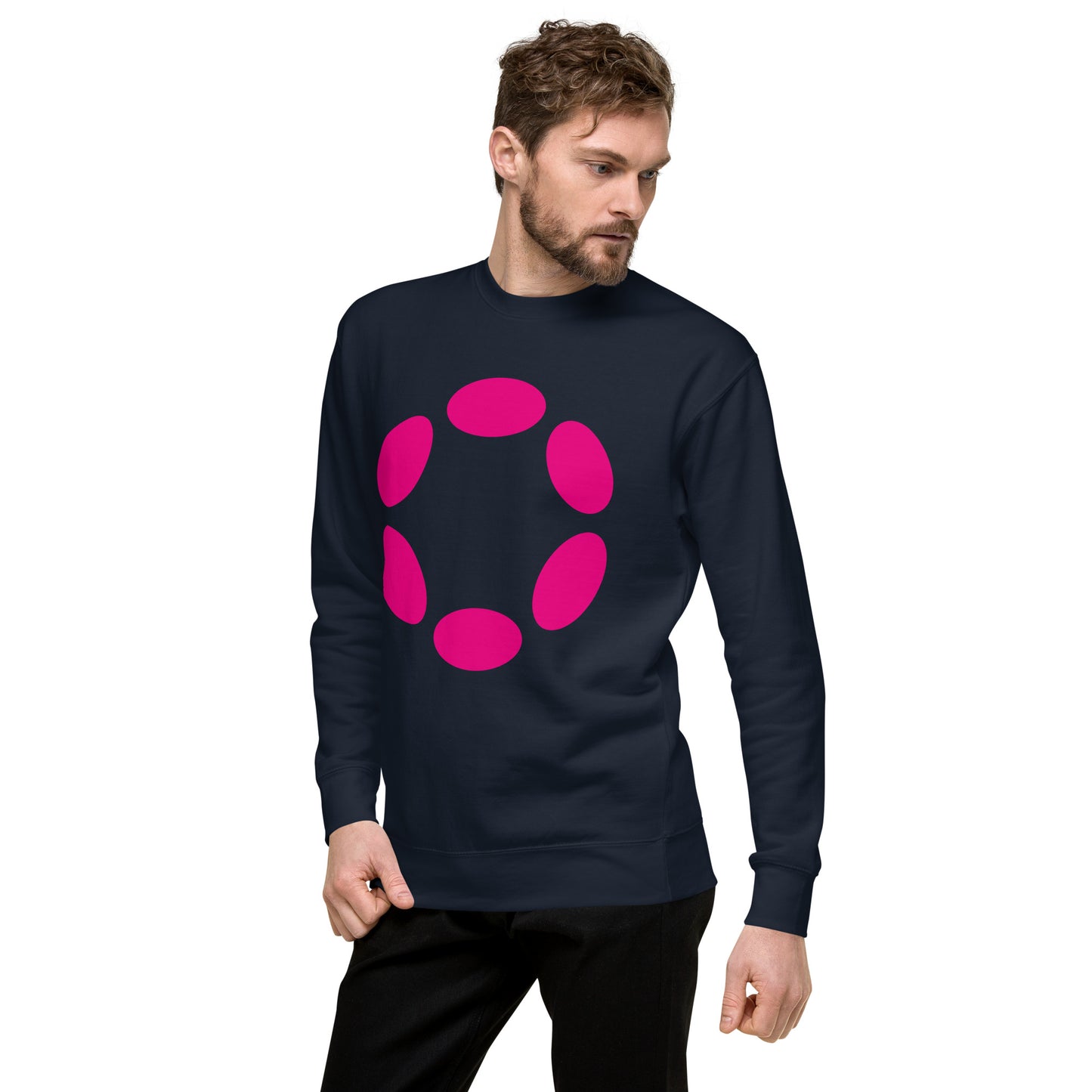 Polkadot collegepaita