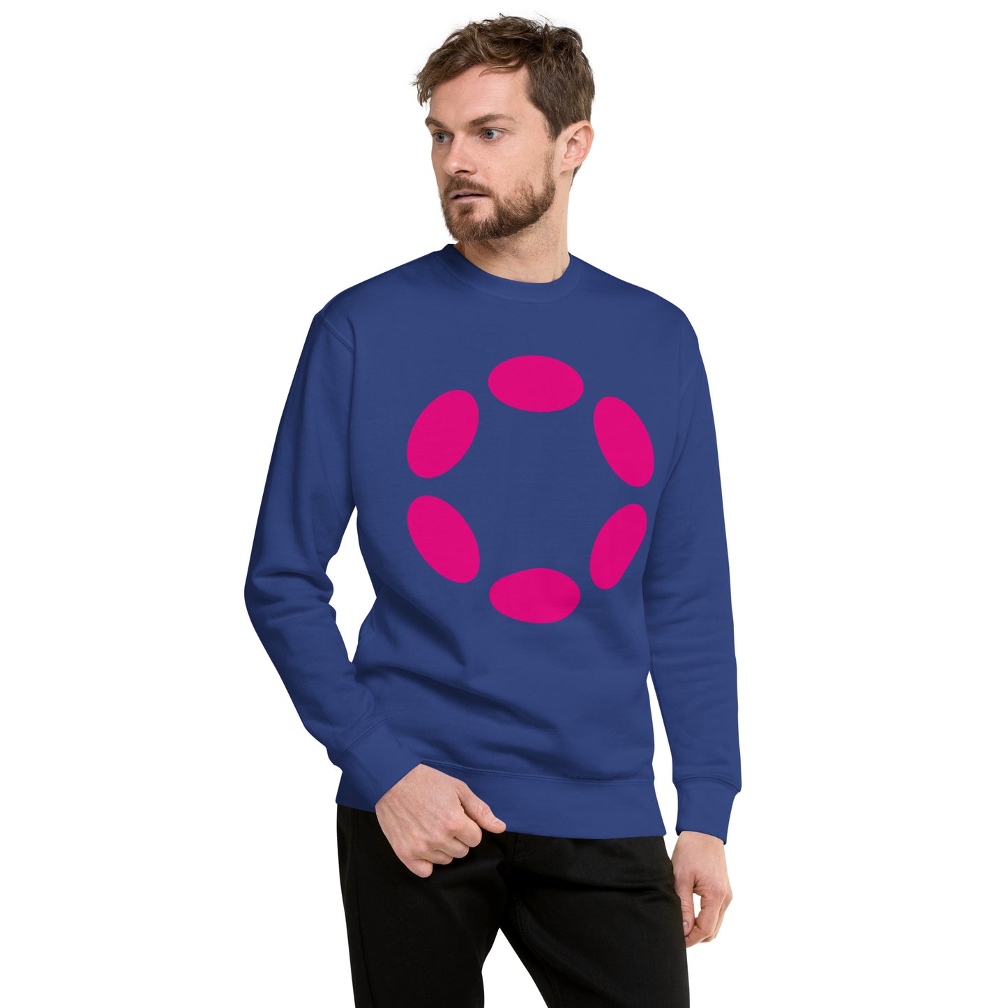 Polkadot collegepaita