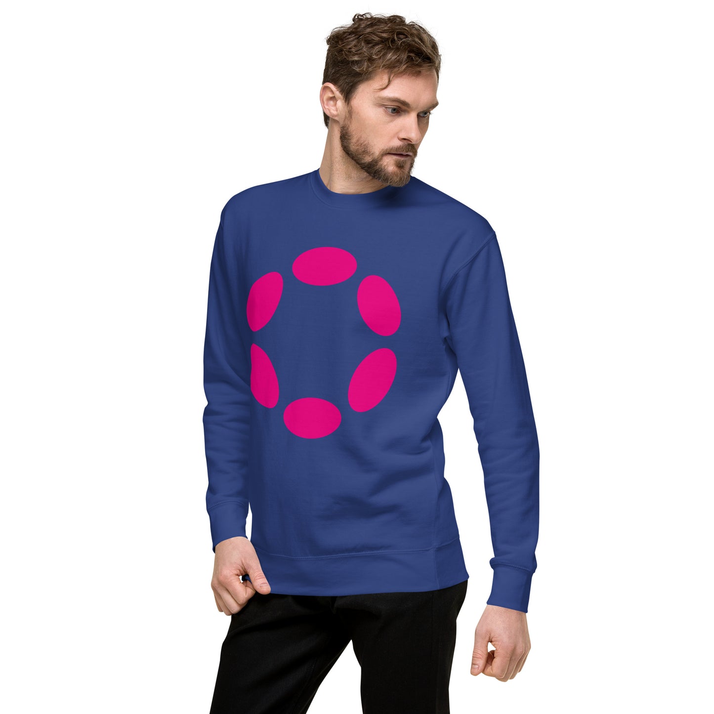 Polkadot collegepaita