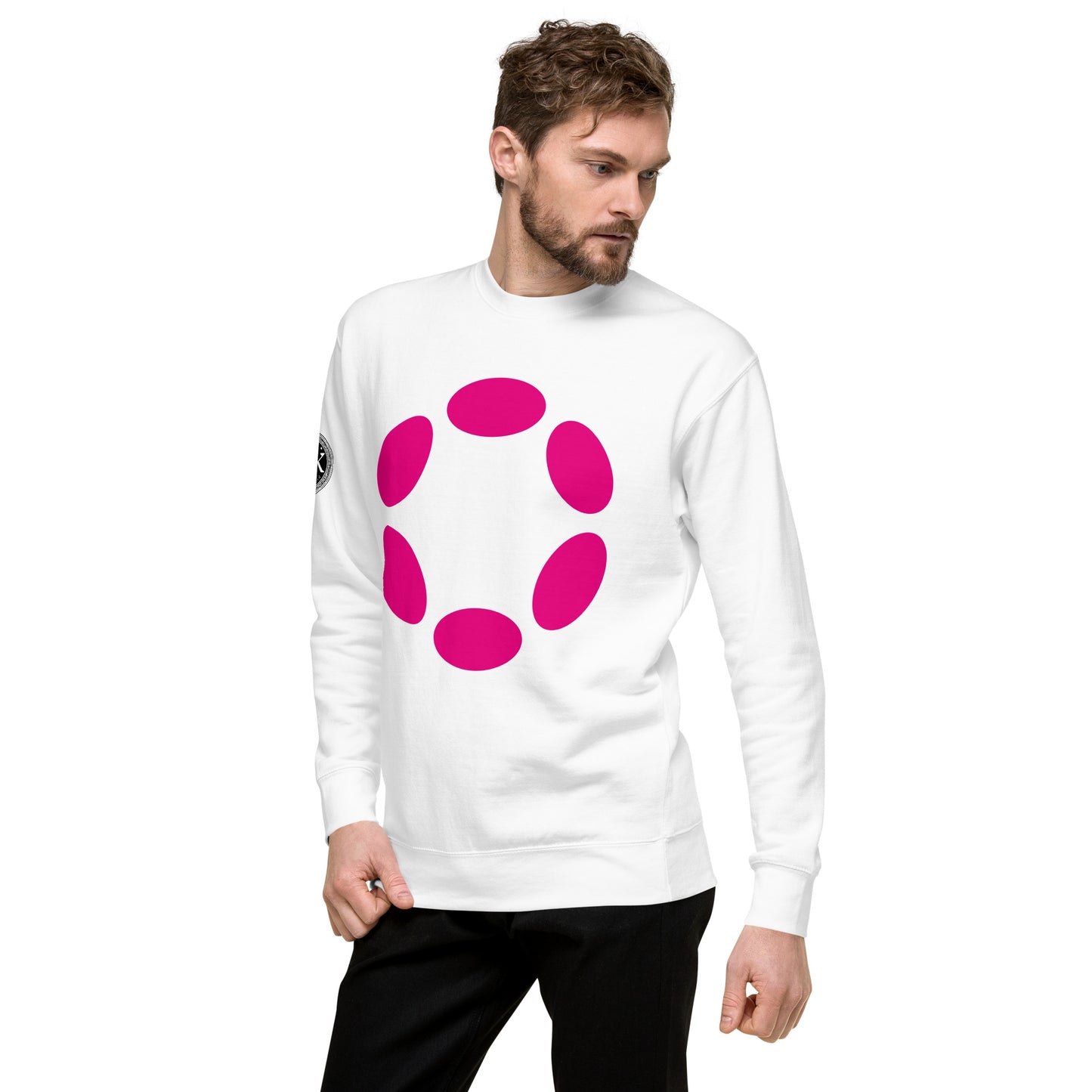 Polkadot collegepaita