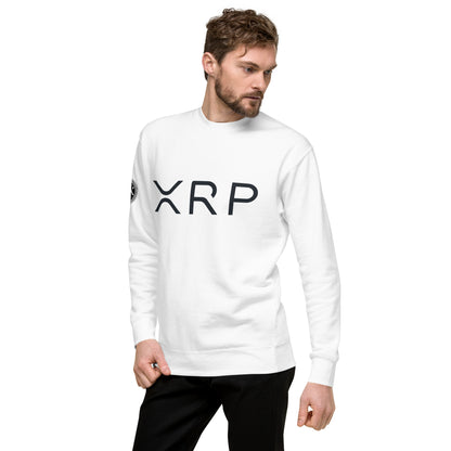 XRP tekstilogo collegepaita