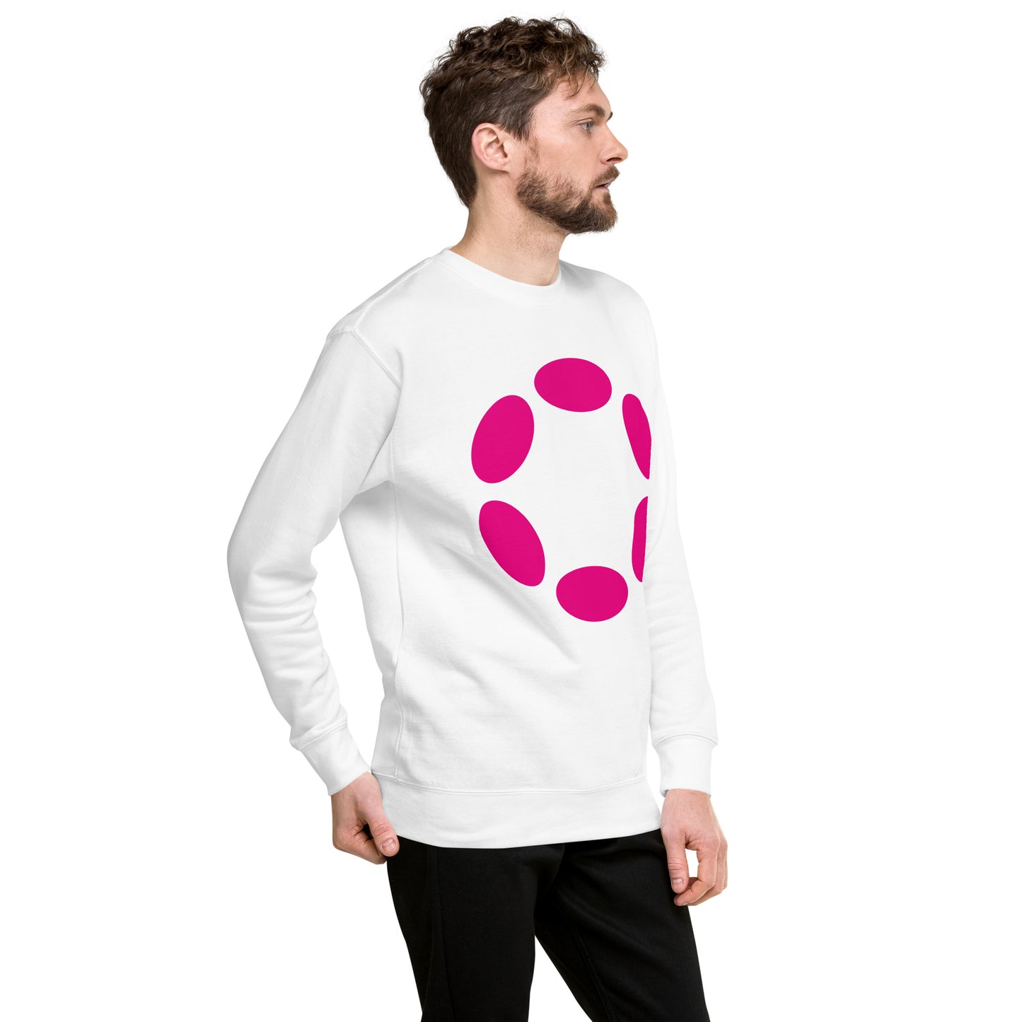 Polkadot collegepaita